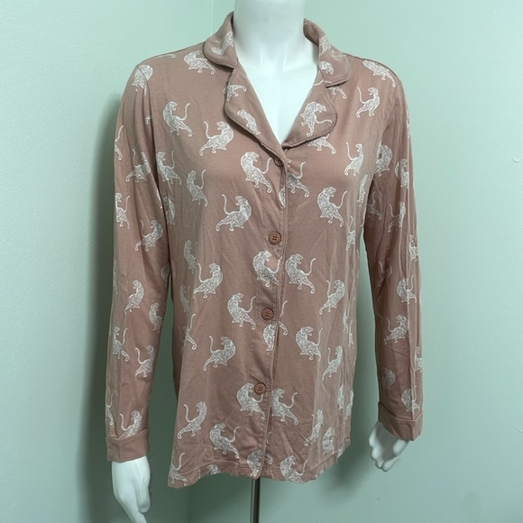 Cosabella Printed Long Sleeve Top Medium Mandela Tiger - Picture 6 of 11